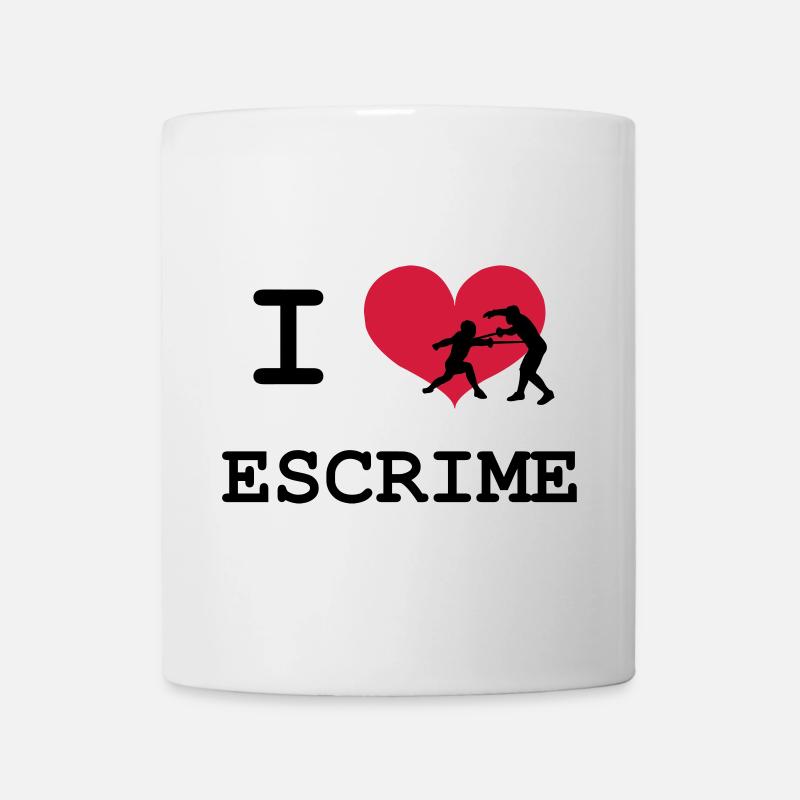 I Love Escrime - Mug blanc - blanc