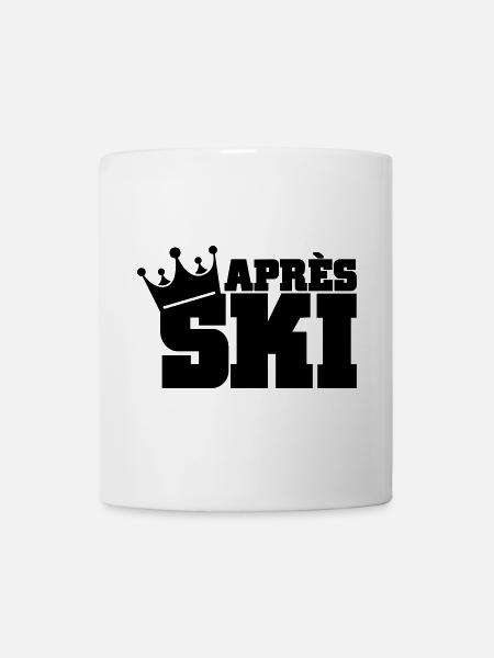 apres ski - Tasse - Weiß
