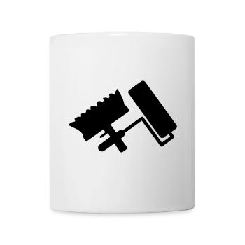 la couleur - Mug blanc - blanc - Devant