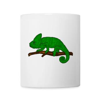Chamäleon Exotisch - Tasse - Weiß - Vorne