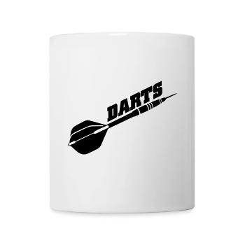 darts - Tasse - Weiß - Vorne