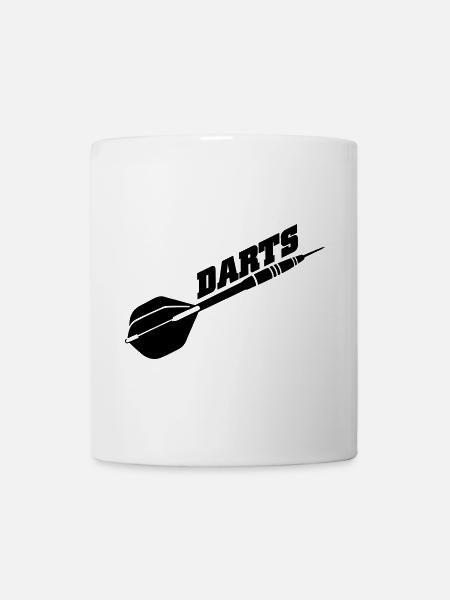 darts - Tasse - Weiß