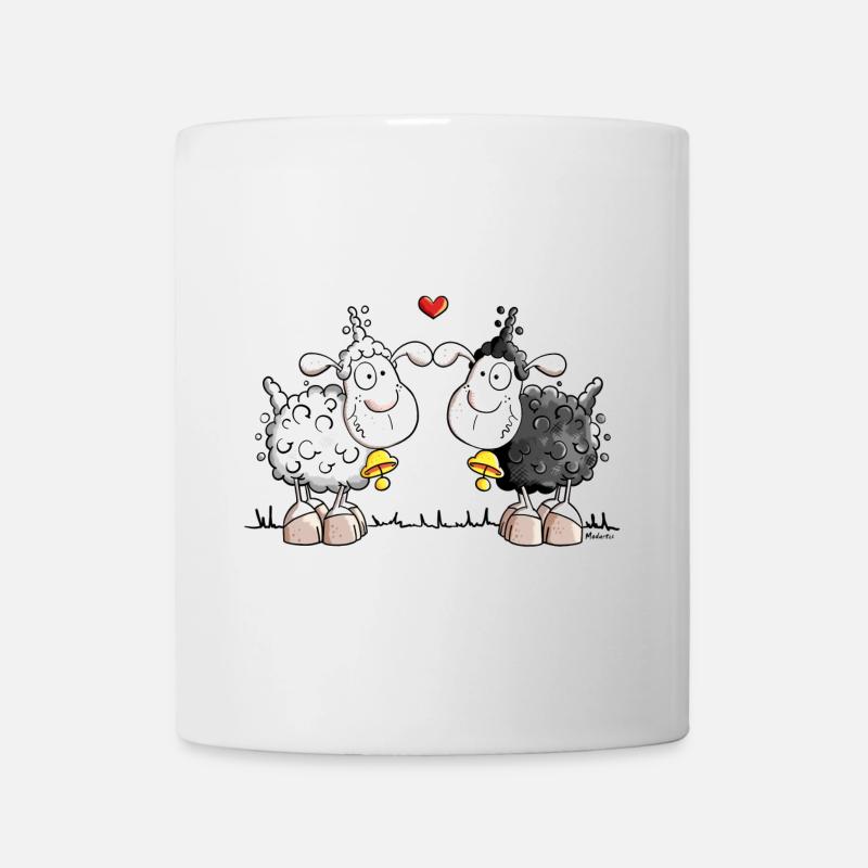 Sheep in love - Mug - white