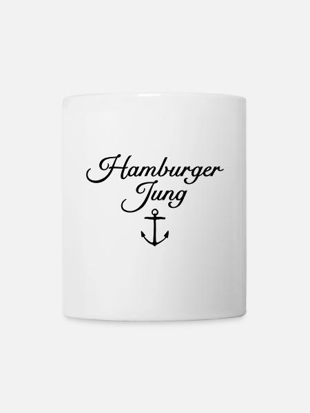 Hamburger Jung Anker Klassisch - Tasse - Weiß