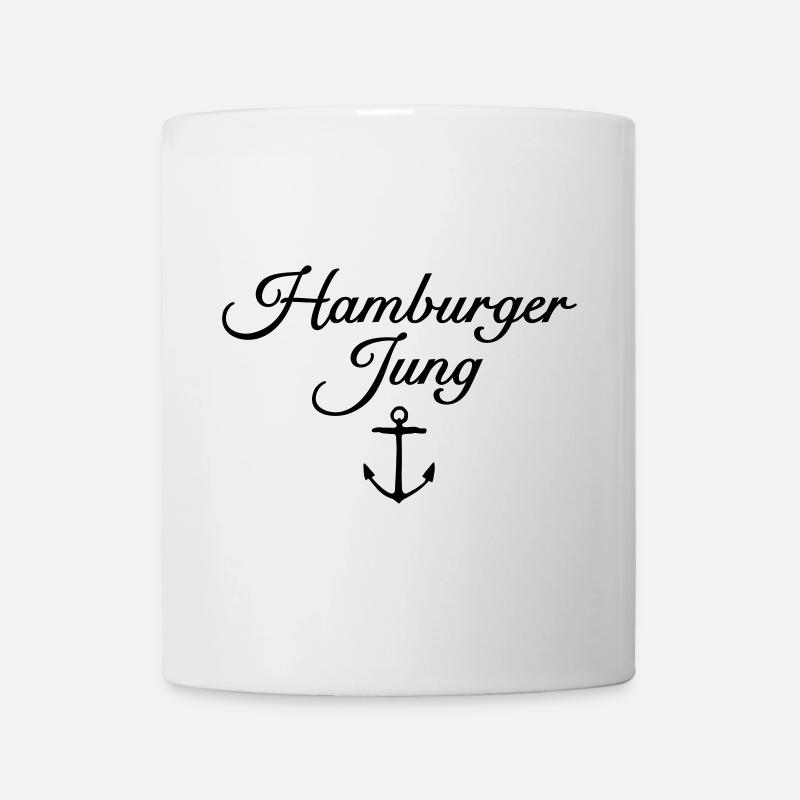Hamburger Jung Anker Klassisch - Tasse - Weiß