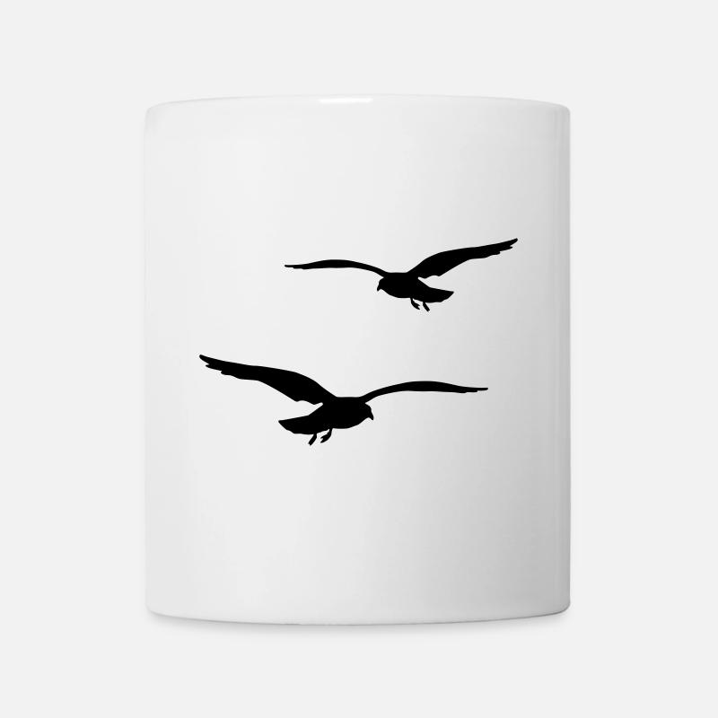 mouette - Mug blanc - blanc