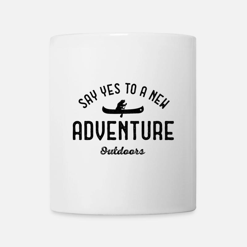 Adventure outdoors - Bär - Tasse - Weiß