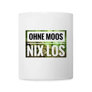 Ohne Moos Nix Los - Tasse - Weiß - Vorne