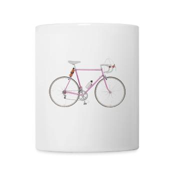 racing bike 80s - Mug - white - Front