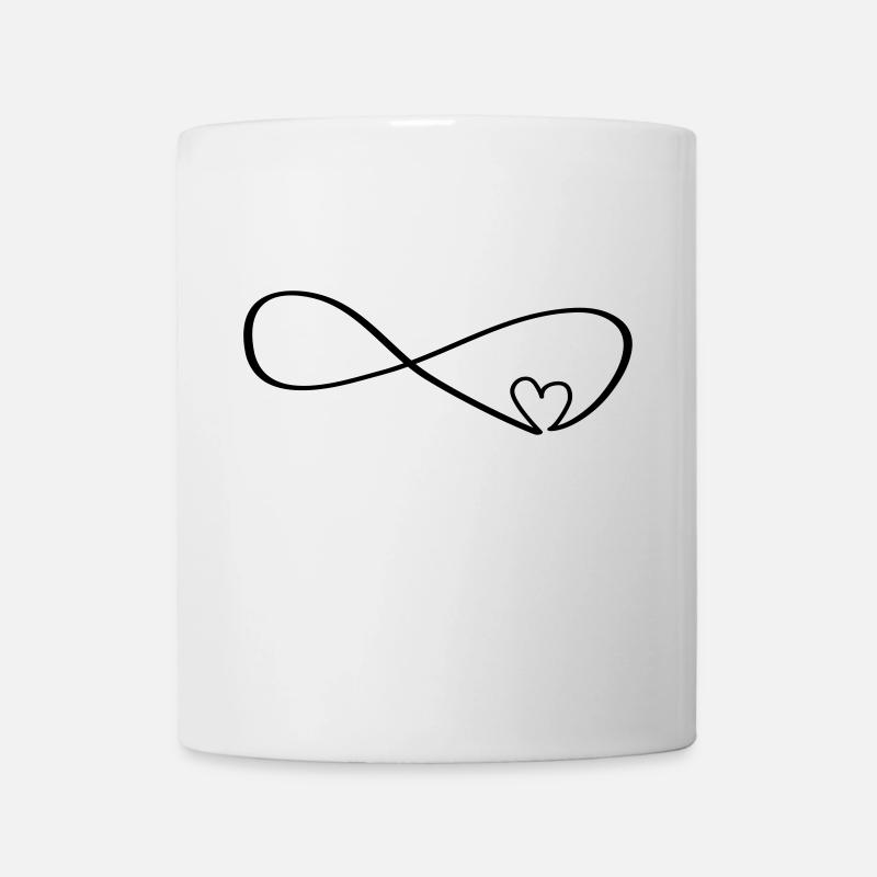Unendliche Liebe - Tasse - Weiß