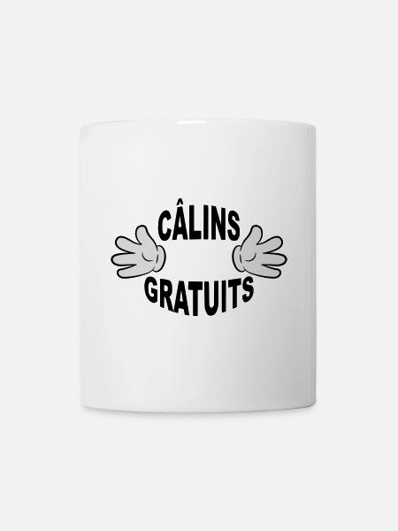 Câlins gratuits mains - Mug blanc - blanc