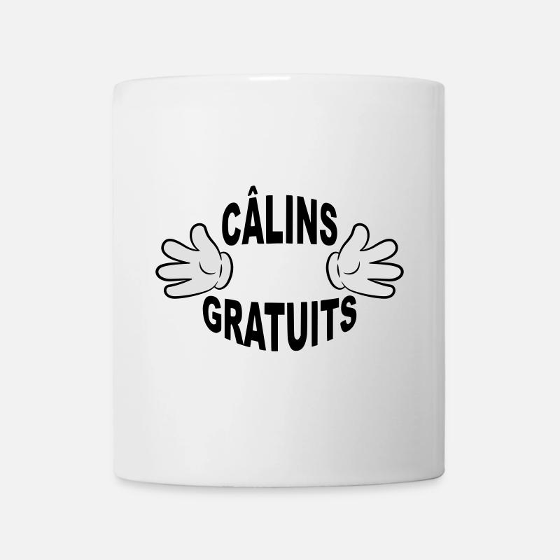 Câlins gratuits mains - Mug blanc - blanc