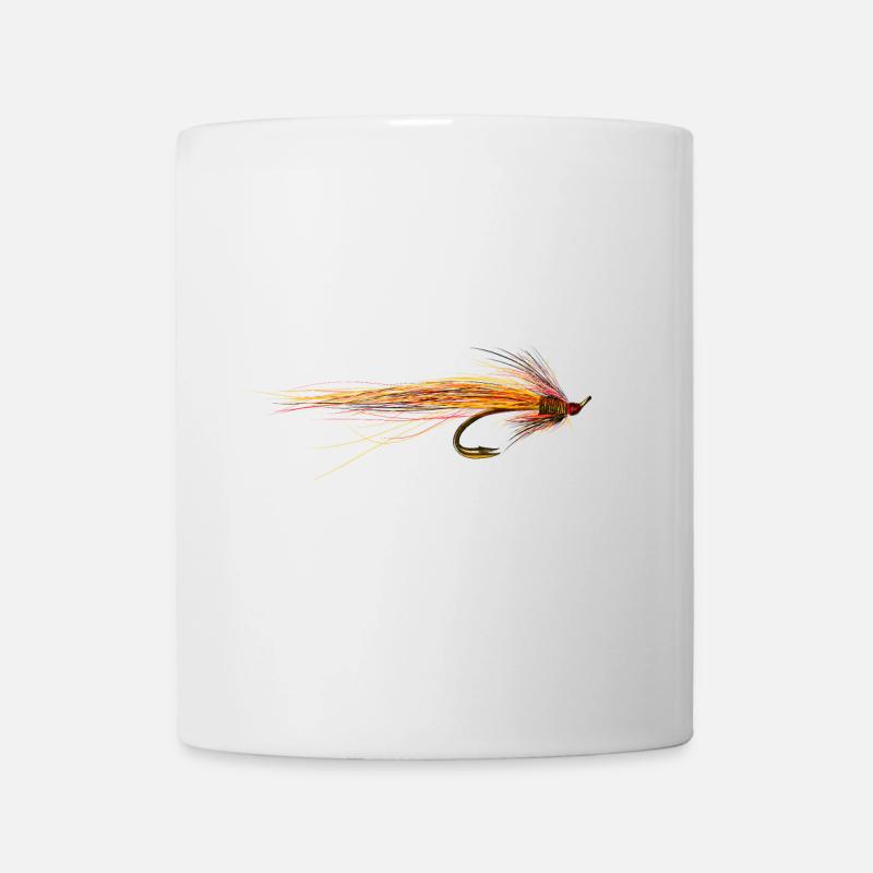 Fly fishing - Tasse - Weiß