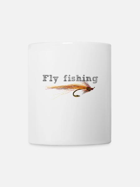 Fly fishing - Tasse - Weiß