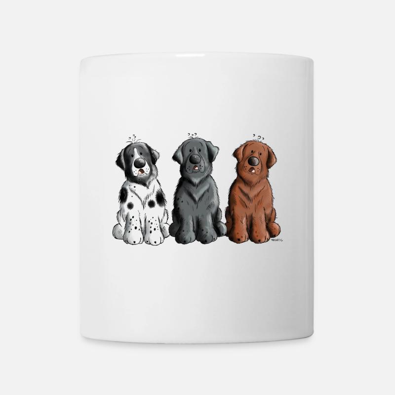 Neufundländer Trio - Tasse - Weiß