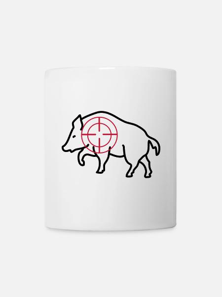 sanglier - Mug blanc - blanc