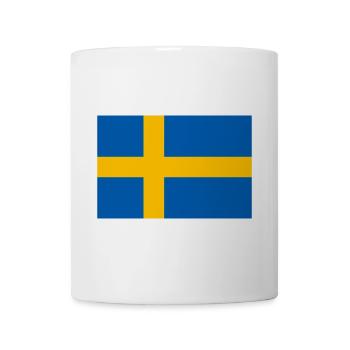 Schweden Flagge Fahne schwedisch - Tasse - Weiß - Vorne