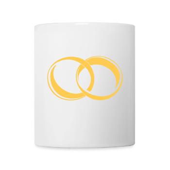 Eheringe - Tasse - Weiß - Vorne
