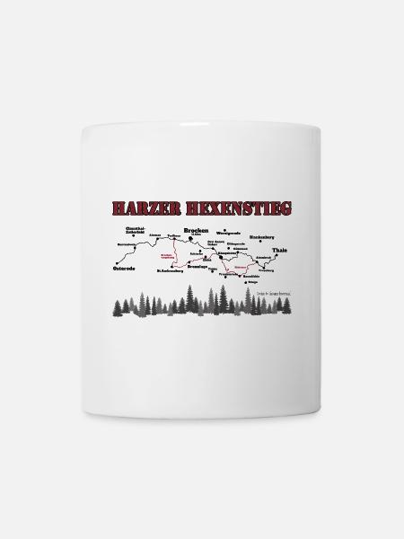 Harzer Hexenstieg - Tasse - Weiß
