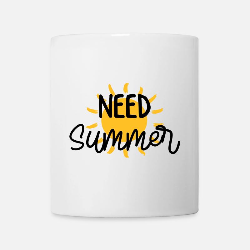 Sommer / Urlaub / Strand / Sonne - Tasse - Weiß