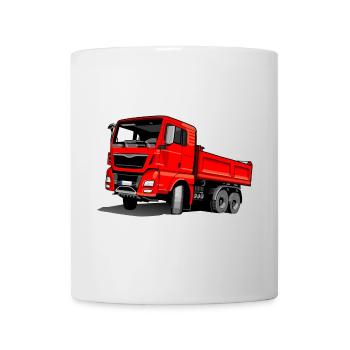 Truck red - Mug - white - Front