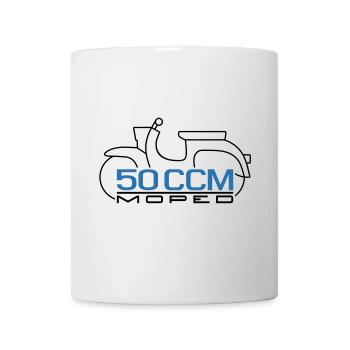 Moped Schwalbe 50 ccm Emblem - Mug - white - Front