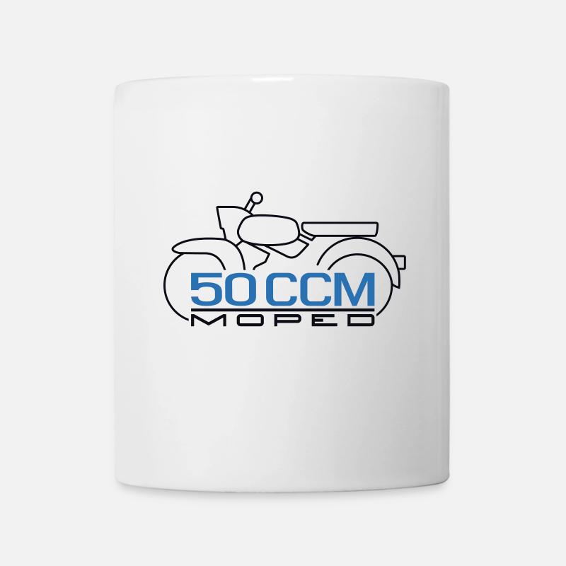 Moped Sperber Habicht 50 ccm Emblem - Tasse - Weiß