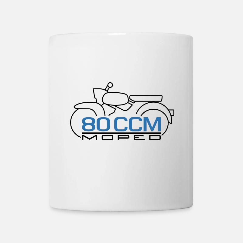 Moped Sperber Habicht 80 ccm Emblem - Tasse - Weiß