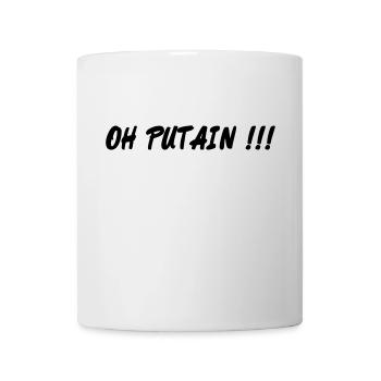 oh putain - Mug blanc - blanc - Devant
