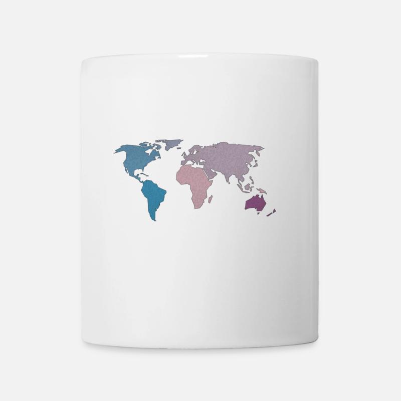 World map travel - Mug - white