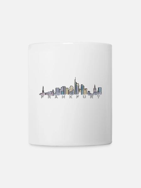 Frankfurt Skyline Marathon - Tasse - Weiß