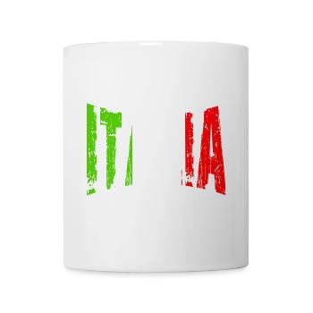 Fan article Italy football pizza - Mug - white - Front