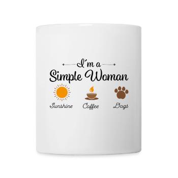 Dog woman - Mug - white - Front