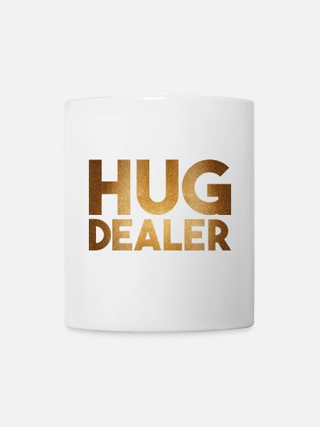 Händler umarmen - Tasse - Weiß