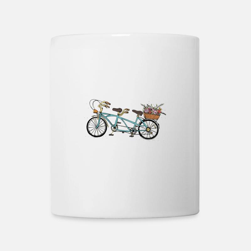 Flowers Tandem - Mug - white