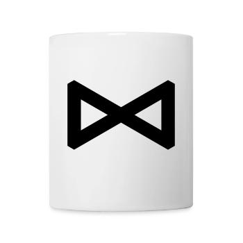 Rune: Dagaz ᛞ (D), Quantum Runes Futhark 0 © - Tasse - Weiß - Vorne