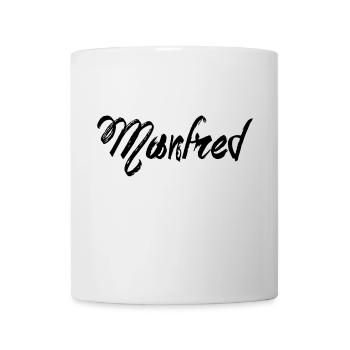 Manfred - Mug blanc - blanc - Devant