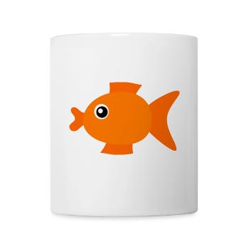 Poisson chemise poisson motif,Cadeau de vêtements de pêche - Mug blanc - blanc - Devant