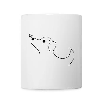 Hund - Tasse - Weiß - Vorne