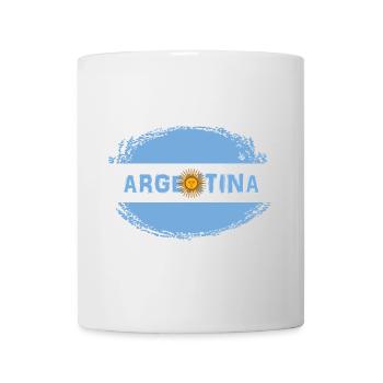 Argentinien flag2 - Tasse - Weiß - Vorne