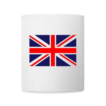 Großbritannien britisch Flagge Fahne - Tasse - Weiß - Vorne