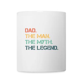 Dad The Man The Myth The Legend Father's Day - Mug blanc - blanc - Devant