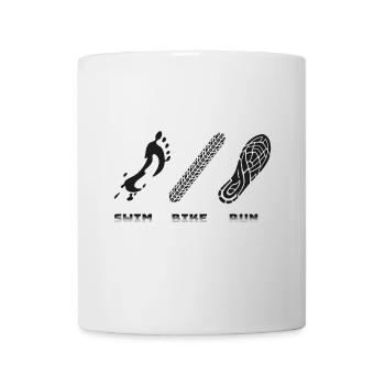 Swim Bike Run - Mug - white - Front