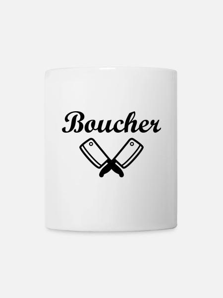Boucher - Mug blanc - blanc