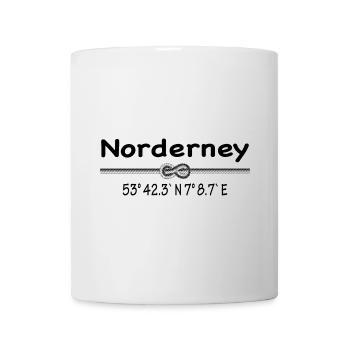 Coordinates Norderney - Mug - white - Front