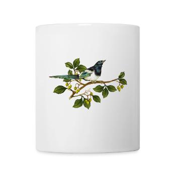 Bunter Vogel - Tasse - Weiß - Vorne