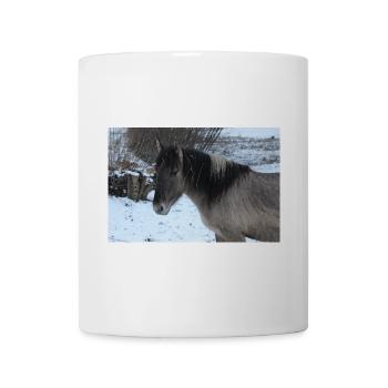 Pferd Pferdeposter - Tasse - Weiß - Vorne