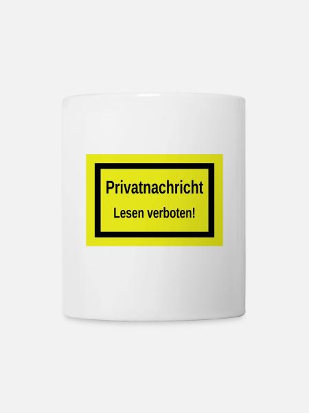 Lustiger Spruch - Tasse - Weiß