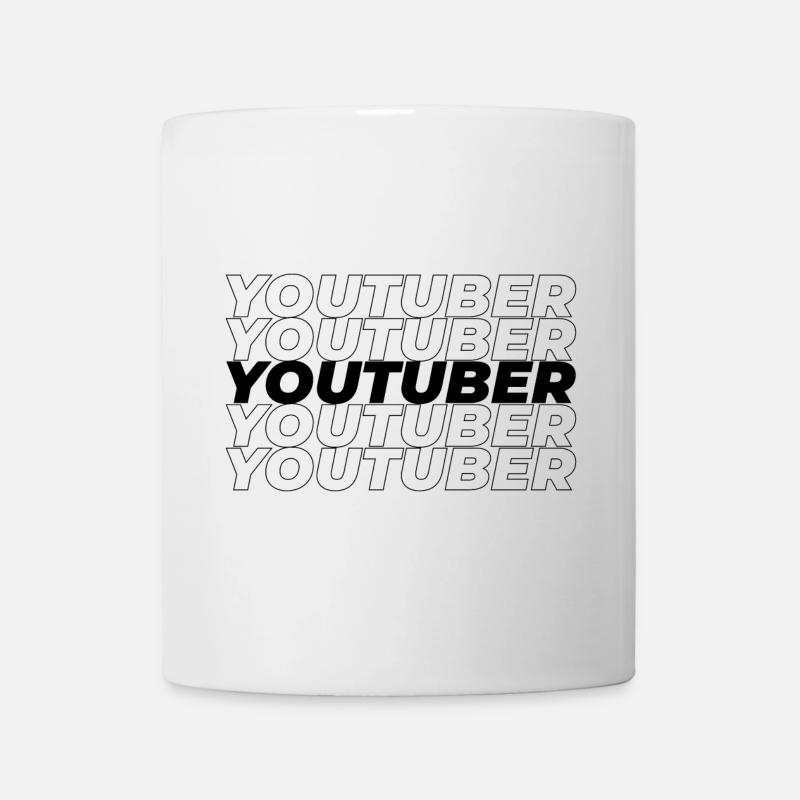 YouTuber - Tasse - Weiß