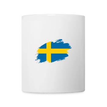Schweden schwedisch Fahne Flagge - Tasse - Weiß - Vorne